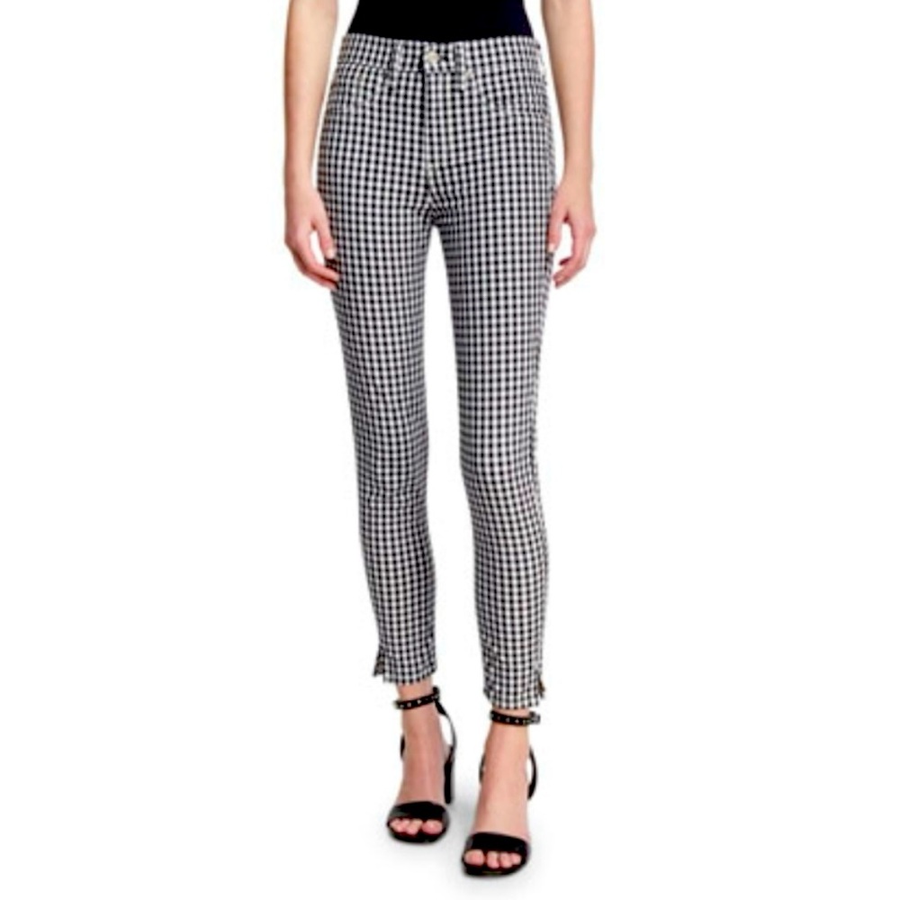 Rag & Bone gingham 10" Capri Pants